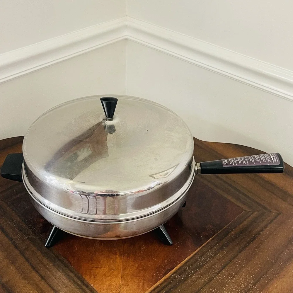 Farberware 312B Electric Fry Pan Stainless Steel 12